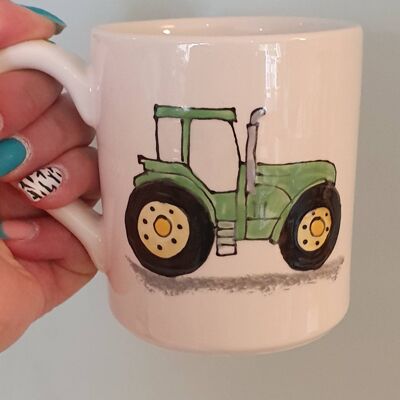 Tractor Mug - Green Tractor - Dad - Daddy Mug - Gift for Farmer - Grandad Mug - Mug for Him - Tractor  - Tractor Lover - Gift for Him