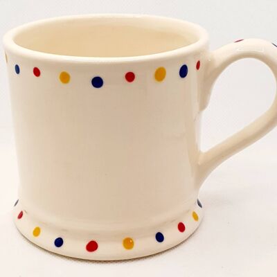 Handpainted - polka Dot Mug - Emma Bridgewater Inspired - New Home Gift  - ceramic mug - gift for her - mum mug - Personalised  - Christmas A