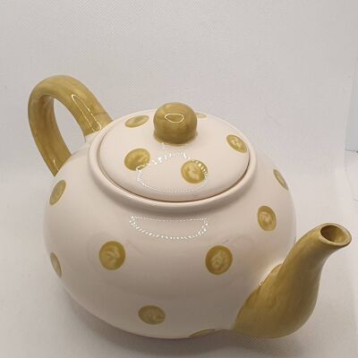 Bespoke Handpainted Teapot - Teapot - Personalised Teapot - Mothers Day Gift - Birthday Gift - Polka Dot
