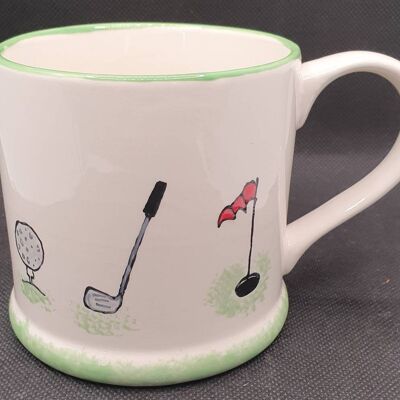 Golfing Themed Mug - Daddy's Mug - Grandads Mug - Golf Mug - Golf Clubs - Hole in One - Grandad Gift - Dad Gift  - Golf Gift - Golf