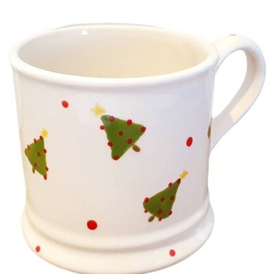 Tree Mug - Christmas Mug- Childs Christmas Mug - Christmas eve Box - Xmas Mug - Christmas Mug- hot chocolate mug -  Gift for Her- Christmas