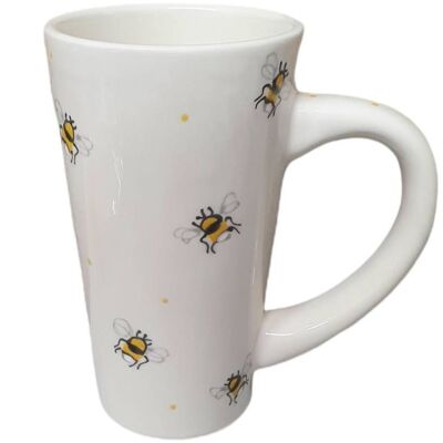 Bee Latte Mug - Bee Coffee Mug - Hot Chocolate  Mug - Christmas Mug - Bee Gift  - Gift for Her - Birthday Gift  - Secret Santa - Bee Cup
