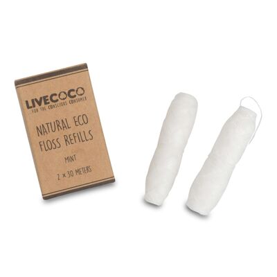 Ricariche Natural Eco Floss - Sapore di menta fresca