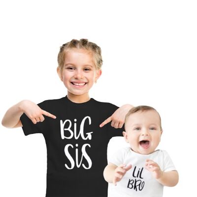 Big Sis T-shirt & Lil Bro T-shirt
