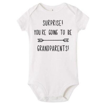 Onesie - Surprise! You re going to be grandparents!