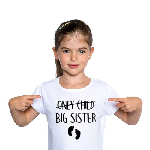 Big Sister T-shirt - No longer only child