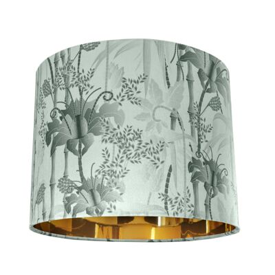 ELECTRIC LAGOON DEW: Velvet Lampshade - 40cm (diameter) x 30cm (height) - Ceiling