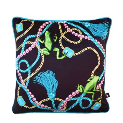 TIANA NOUVEAU: velvet cushion - Duck Feather