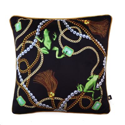 TIANA ANTIQUE: velvet cushion - Cover Only