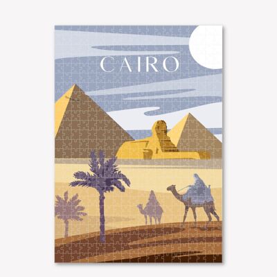 Rompecabezas de arte del paisaje urbano de El Cairo