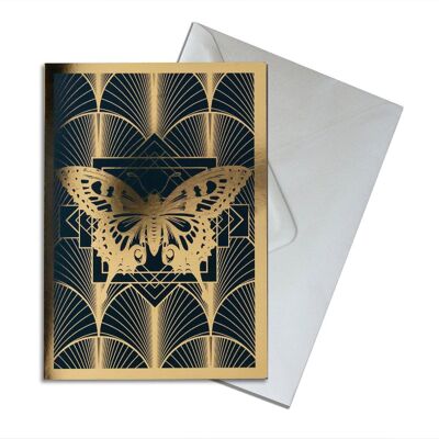 DECO BUTTERFLY: Greeting Cards - A6: Pack of 10