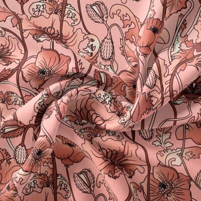 OPIUM BLUSH PINK : Velvet Fabric (per metre) - Metre