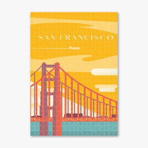 San Francisco Cityscape Art Jigsaw Puzzle