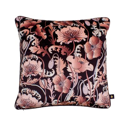 OPIUM BLUSH BLACK: velvet cushion - Cover Only