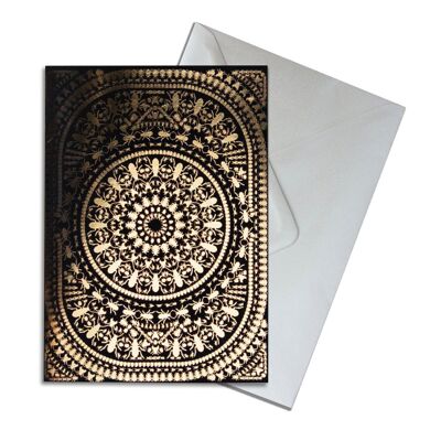 INSECT MANDALA: Greeting Cards - A6: Pack of 10