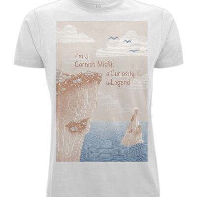 Cornish Misfit Curiosity and Legend book cover T-Shirt