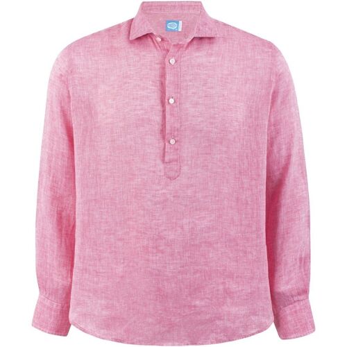 Linen Popover Shirt BIARRITZ pink