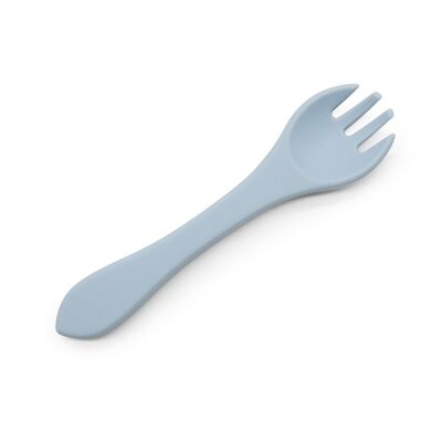 Baby silicone fork Dusty Blue