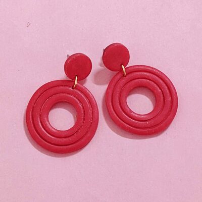 Pendientes REGALIZ - FUCSIA