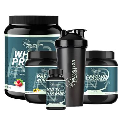 Muskelaufbaupaket - Whey Protein | Erdbeere