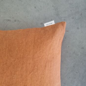 Housse de coussin en lin Ambre 6