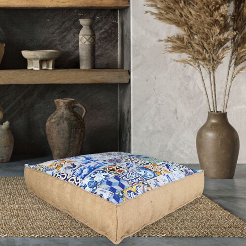 Azulejo Pouf - floor cushion