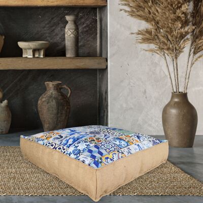 Azulejo Pouf - floor cushion