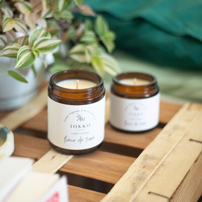 Tiare Flower Natural Scented Candle - Three sizes