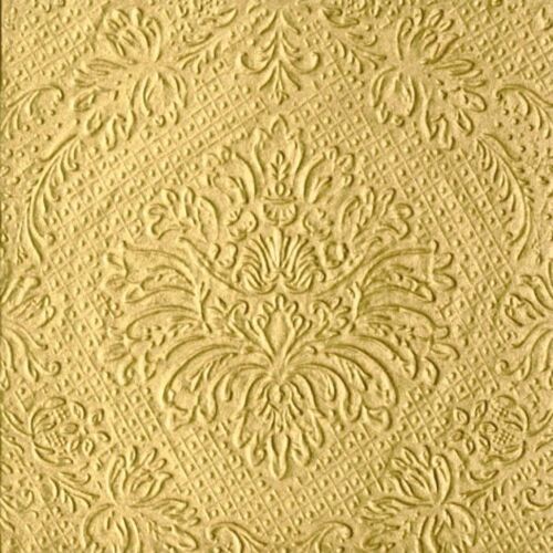 (S) Ti Flair Lunch Napkins Luxury Embossed Gold