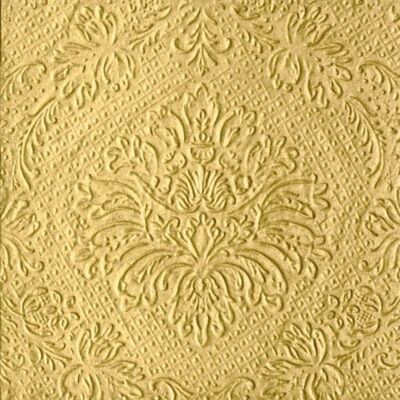 (S) Ti Flair Lunch Napkins Luxury Embossed Gold