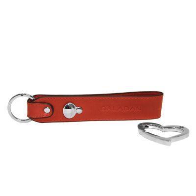 GOLFO HEART SILVER RED