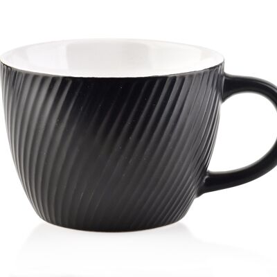 SALLY LINES BLACK Mug 480ml 11x14.5xh8cm