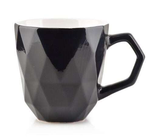 SALLY ADEL BLACK Mug 400ml 9.5x14xh10cm