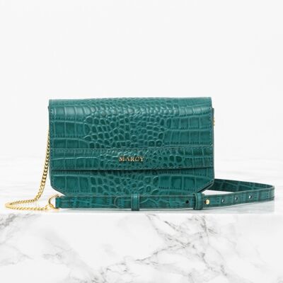 Combi strap groen croco