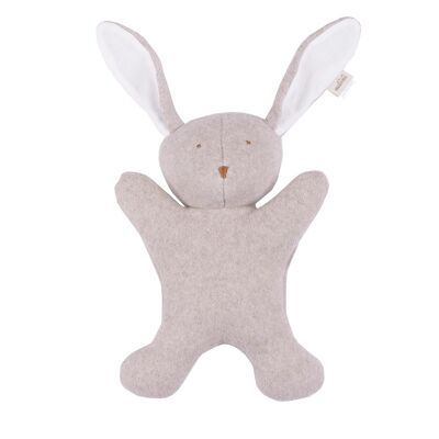 Peluche Coniglio bio beige melange