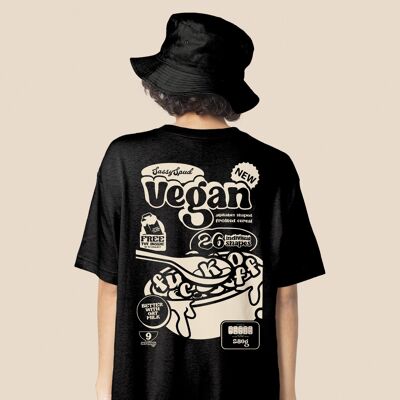Veganes Müsli F*ck Off - Schwarzes T-Shirt