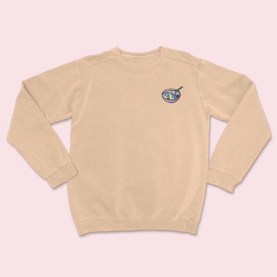 Rude Cereal Embroidered Sweatshirt Sapphire Blue