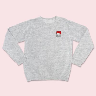 DAIRYKILLS Embroidered Sweatshirt Ash