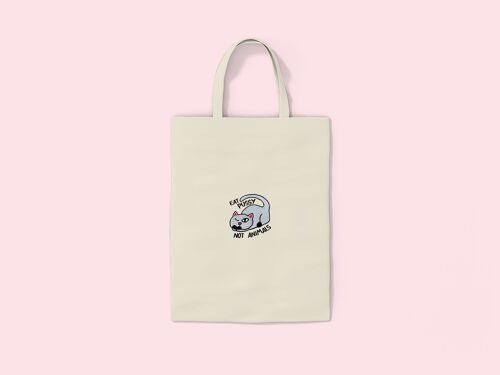 EAT PUSSY Embroidered Tote Bag