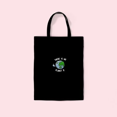 Planet B Embroidered Tote Bag