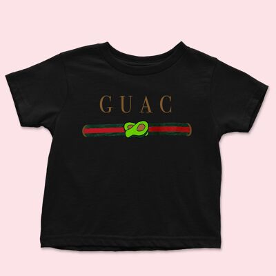 T-shirt GUAC per bambini Nera