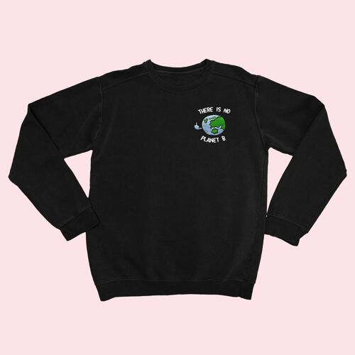 Planet B Embroidered Unisex Sweater