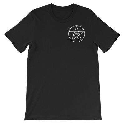 Hagel Seitan Schwarzes Unisex-T-Shirt