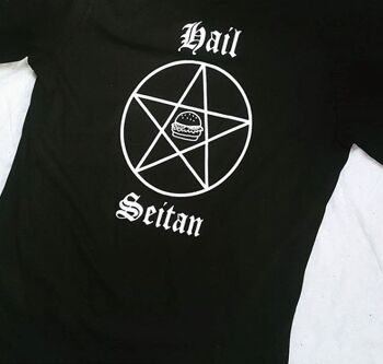 HAIL SEITAN T-shirt unisexe noir 2