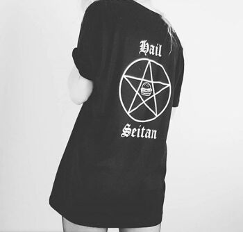 HAIL SEITAN T-shirt unisexe noir 4