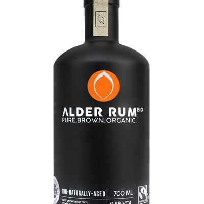 ALDER Rum Bio “PURE.BROWN.ORGANIC.”