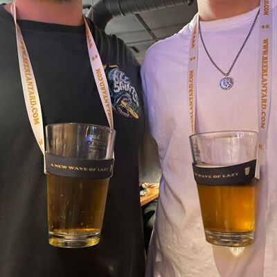 The Drinking Buddy x 2 Lanyards