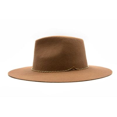 Sombrero de fieltro Christie Navy - Beige