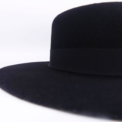 Sombrero de fieltro Elly Negro