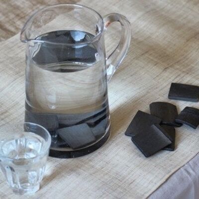Paquete de 4 filtros de agua de carbón de bambú